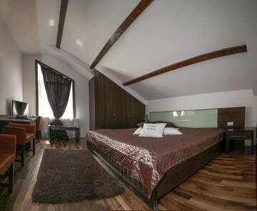 Фото номера Номер с кроватью размера «king-size» Гостевой дом Pensiunea Tobo г. Байя-де-Фьер 8